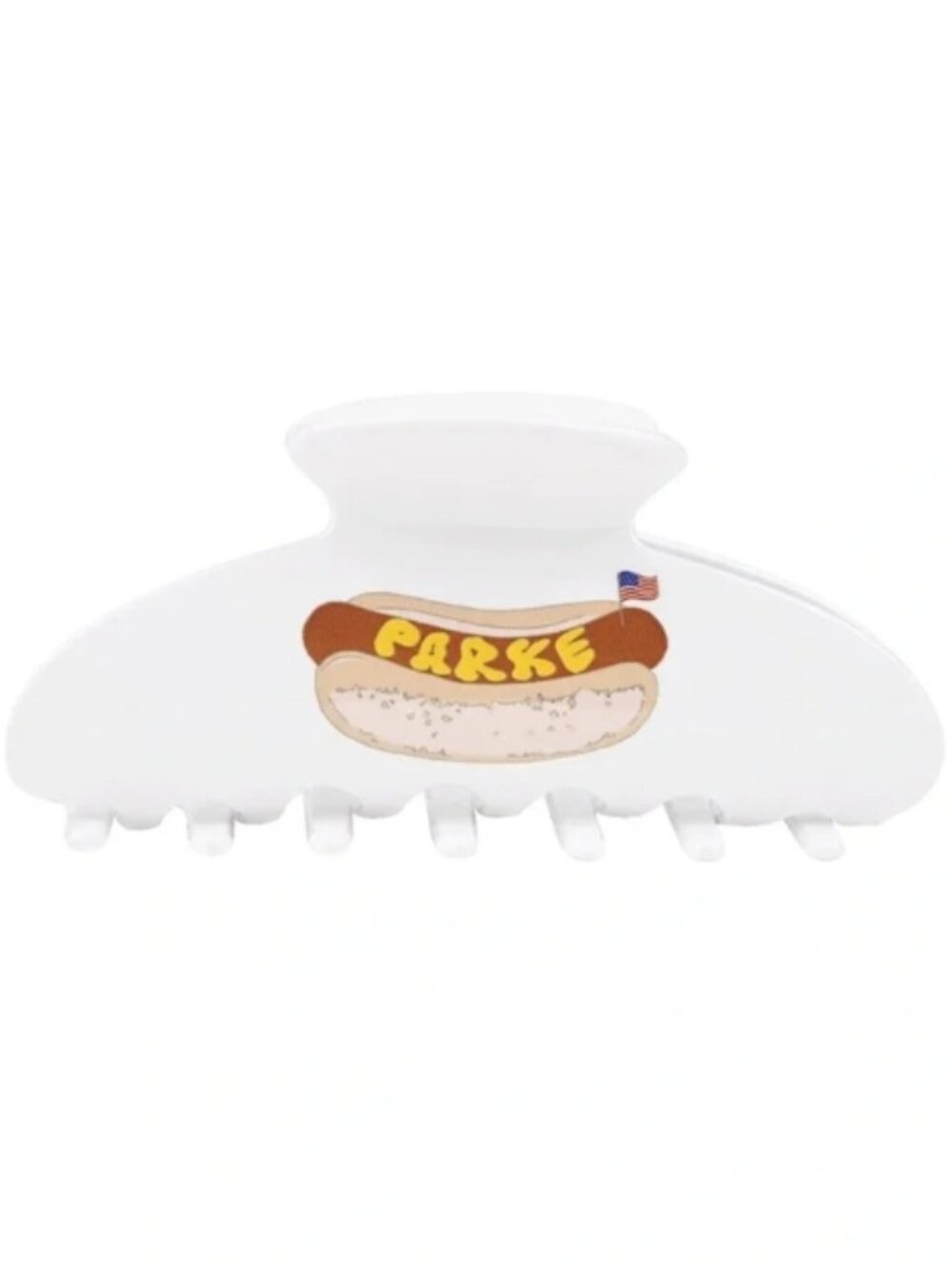 PARKE Summer Fridays 2026: Hot Dog Edit Claw Clip - Sold Out Online - NWT - Picture 5 of 7